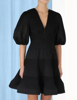 ZIMMERMANN Luminosity<Pleated Mini Dress