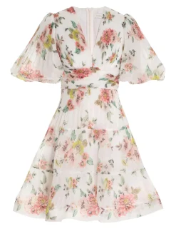 ZIMMERMANN Dresses<Pleated Mini Dress