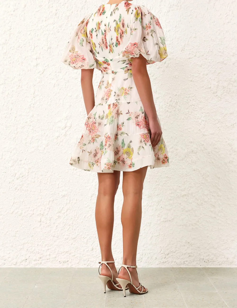 ZIMMERMANN Dresses<Pleated Mini Dress