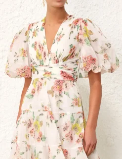 ZIMMERMANN Dresses<Pleated Mini Dress
