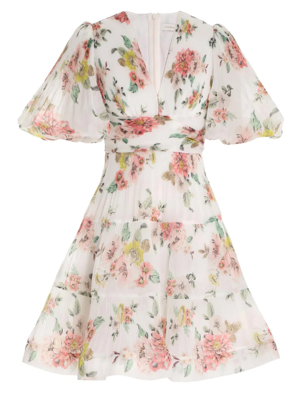 ZIMMERMANN Clothing<Pleated Mini Dress