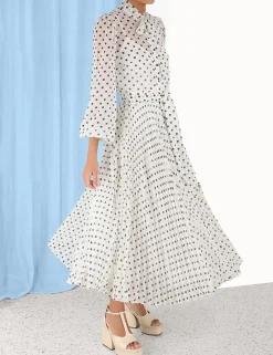 ZIMMERMANN Luminosity<Pleated Sunray Midi Skirt