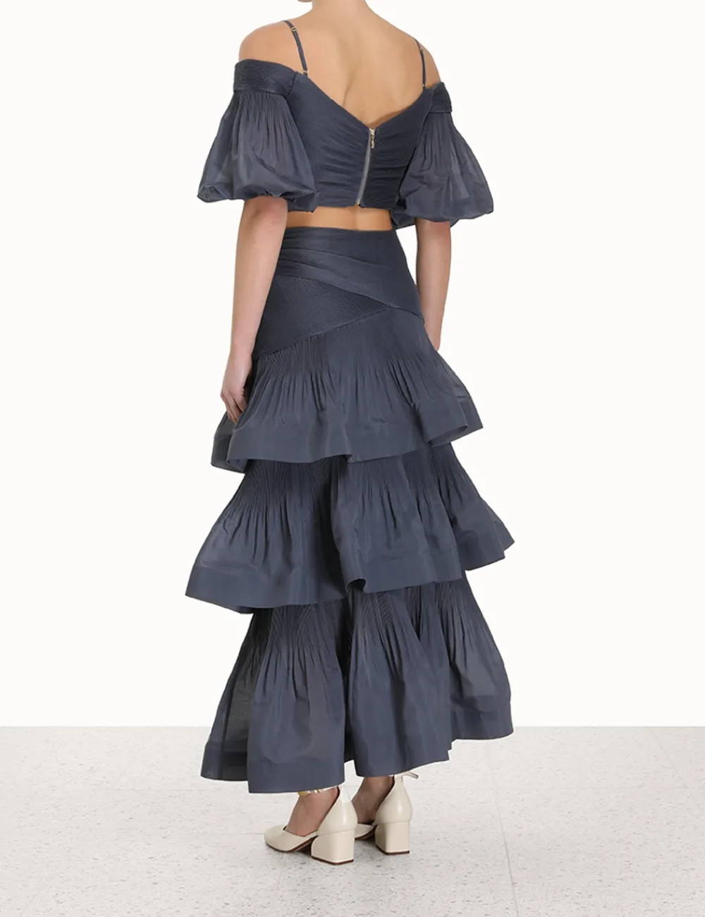 ZIMMERMANN Luminosity<Pleated Tiered Skirt