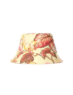 ZIMMERMANN Hats<Printed Canvas Bucket Hat