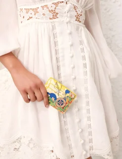 ZIMMERMANN Bags<Printed Leather Cardholder