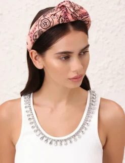 ZIMMERMANN Hair Accessories<Printed Linen Headband