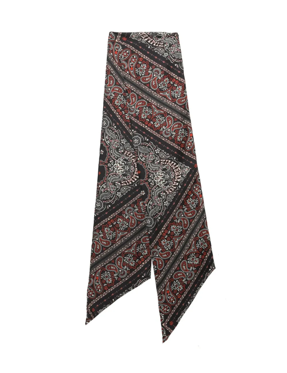 ZIMMERMANN Scarves<Printed Silk Neck Scarf
