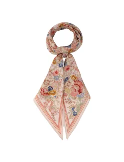 ZIMMERMANN Scarves<Printed Silk Neck Scarf