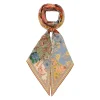 ZIMMERMANN Scarves<Printed Silk Neck Scarf