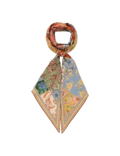 ZIMMERMANN Scarves<Printed Silk Neck Scarf