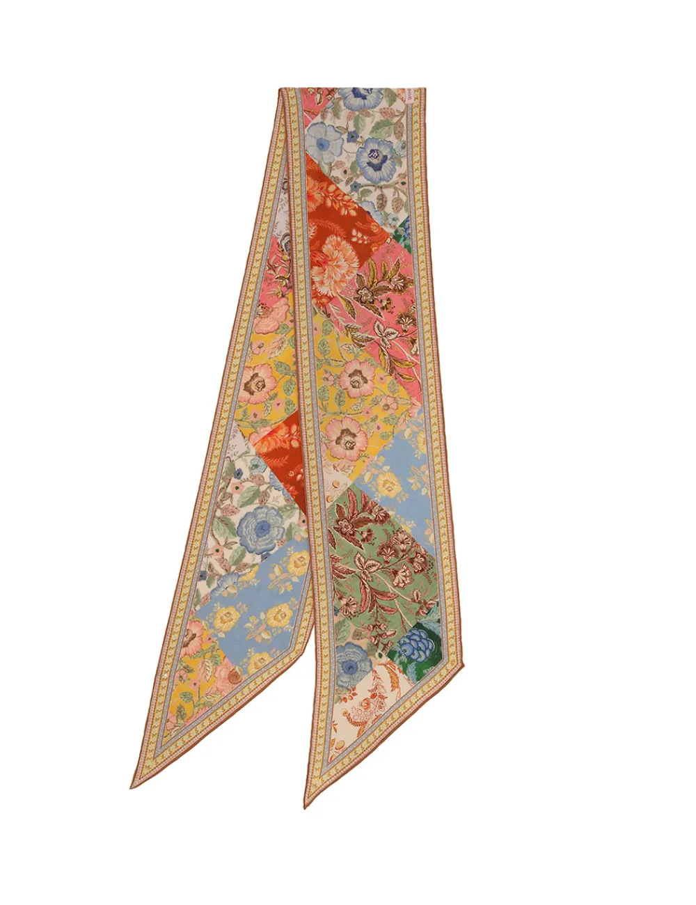 ZIMMERMANN Scarves<Printed Silk Neck Scarf