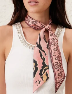 ZIMMERMANN Accessories<Printed Silk Ribbon Scarf