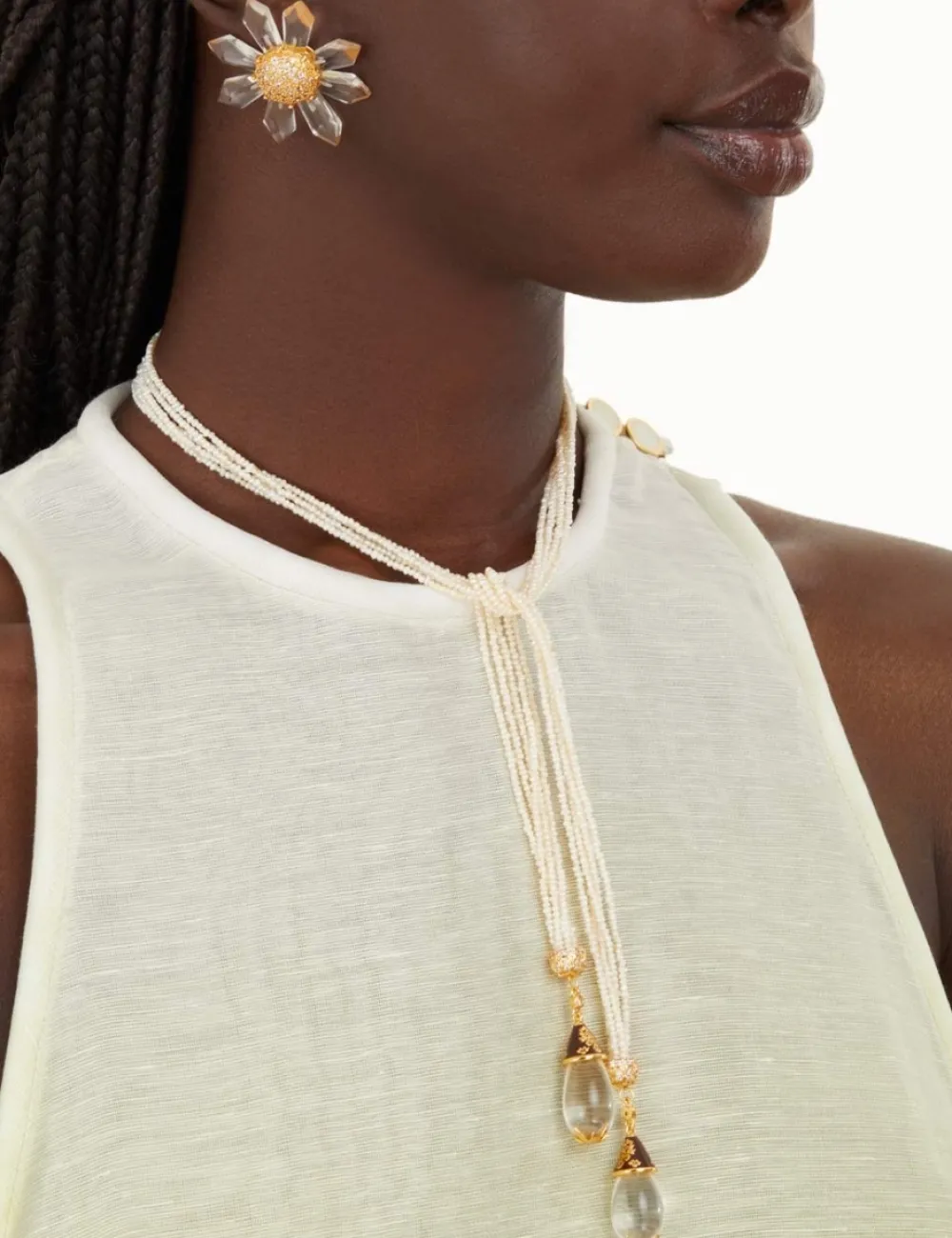 ZIMMERMANN Jewellery<Quartz Sunflower Earrings