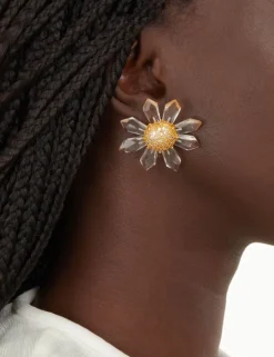 ZIMMERMANN Earrings<Quartz Sunflower Earrings