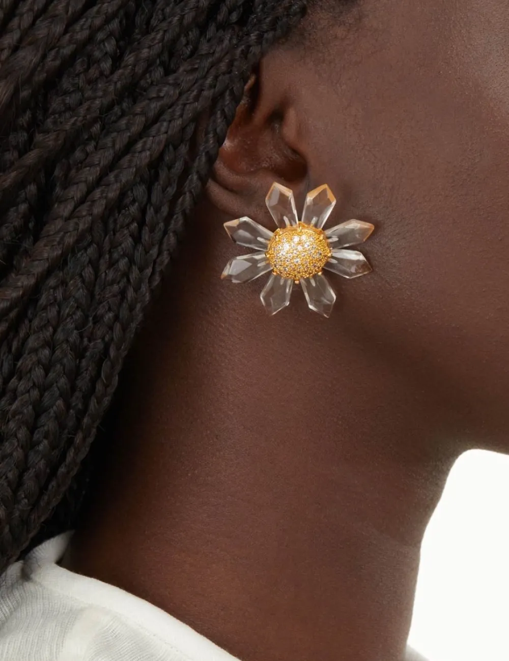 ZIMMERMANN Earrings<Quartz Sunflower Earrings