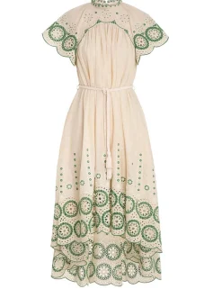 ZIMMERMANN Dresses & Coverups<Raie Embroidered Dress