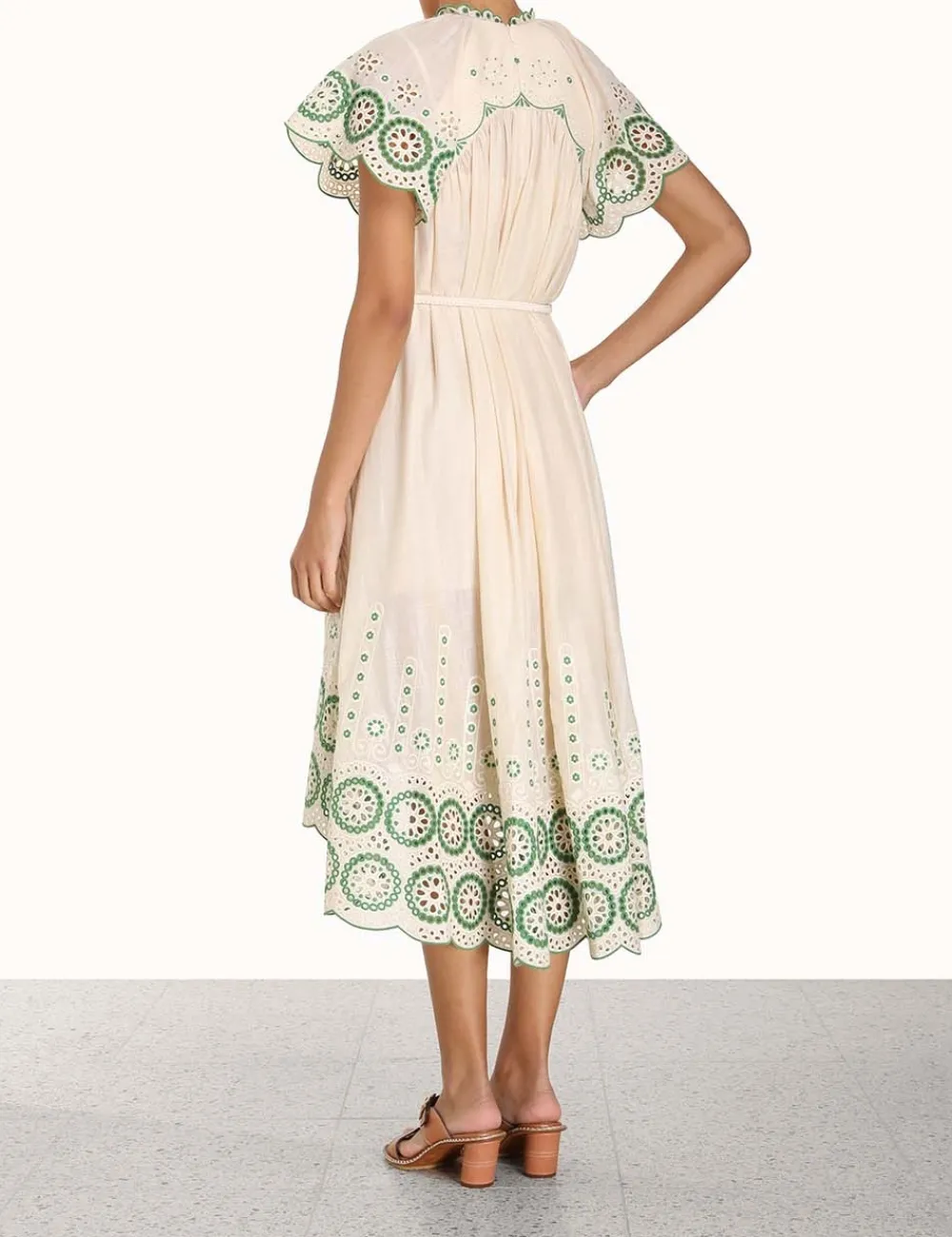 ZIMMERMANN Dresses & Coverups<Raie Embroidered Dress