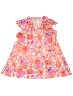 ZIMMERMANN Clothing<Raie Flounce Sleeve Dress