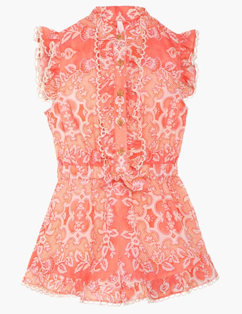 ZIMMERMANN Clothing<Raie Frill Playsuit