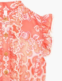ZIMMERMANN Clothing<Raie Frill Playsuit