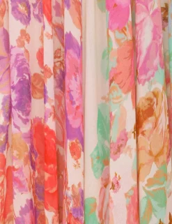 ZIMMERMANN Clothing<Raie Frill Shoulder Midi Dress