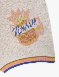 ZIMMERMANN Clothing<Raie Jacquard Pineapple Shorts