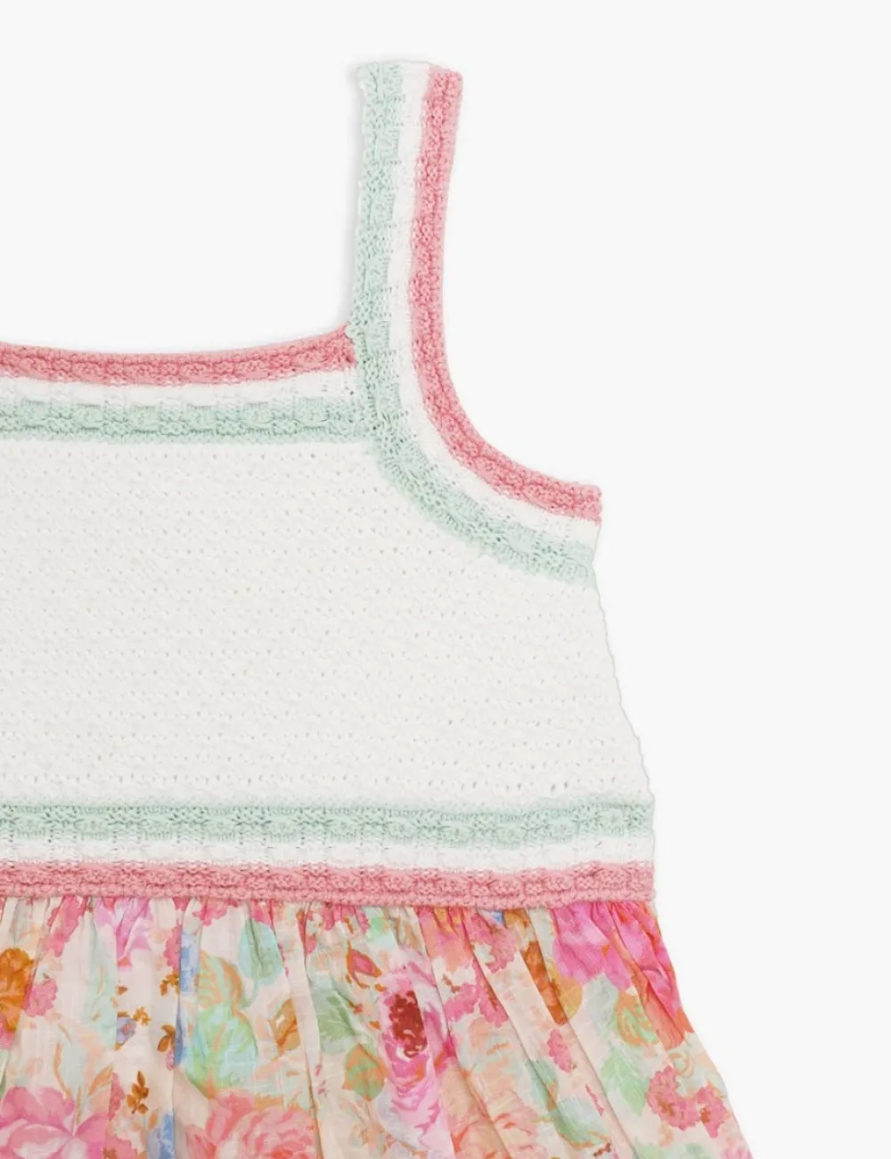 ZIMMERMANN Clothing<Raie Knit Top Woven Dress