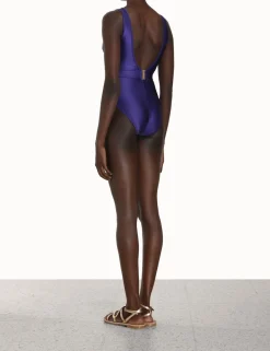ZIMMERMANN One Pieces<Raie Knot Trim Plunge 1Pc