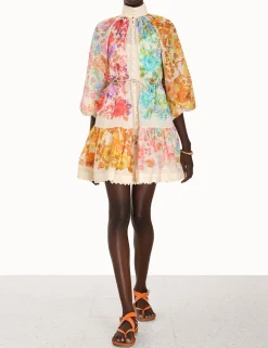 ZIMMERMANN Clothing<Raie Lantern Mini Dress