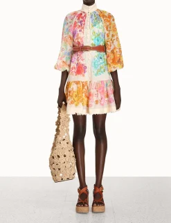 ZIMMERMANN Clothing<Raie Lantern Mini Dress