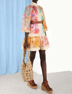 ZIMMERMANN Clothing<Raie Lantern Mini Dress