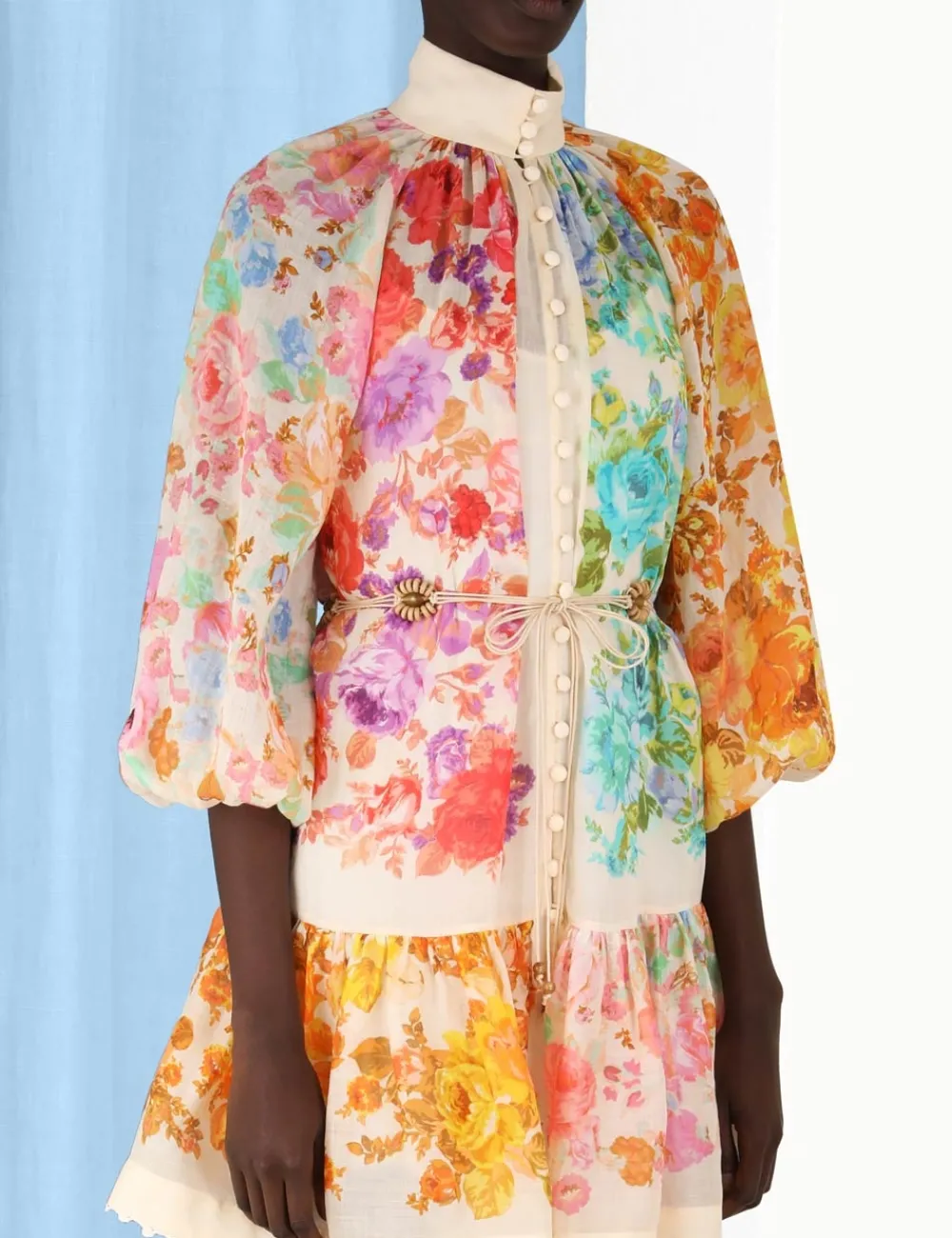ZIMMERMANN Dresses & Coverups<Raie Lantern Mini Dress