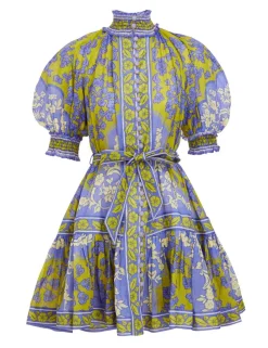 ZIMMERMANN Clothing<Raie Lantern Mini Dress