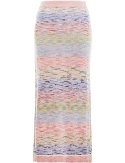 ZIMMERMANN Knitwear<Raie Marl Midi Skirt