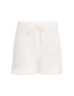 ZIMMERMANN Shorts & Pants<Raie Mesh Knit Shorts