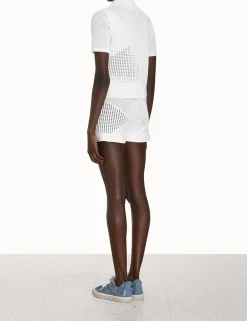 ZIMMERMANN Clothing<Raie Mesh Knit Shorts