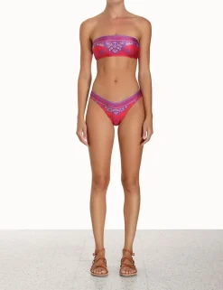 ZIMMERMANN Bikinis<Raie Placement Bandeau Bikini