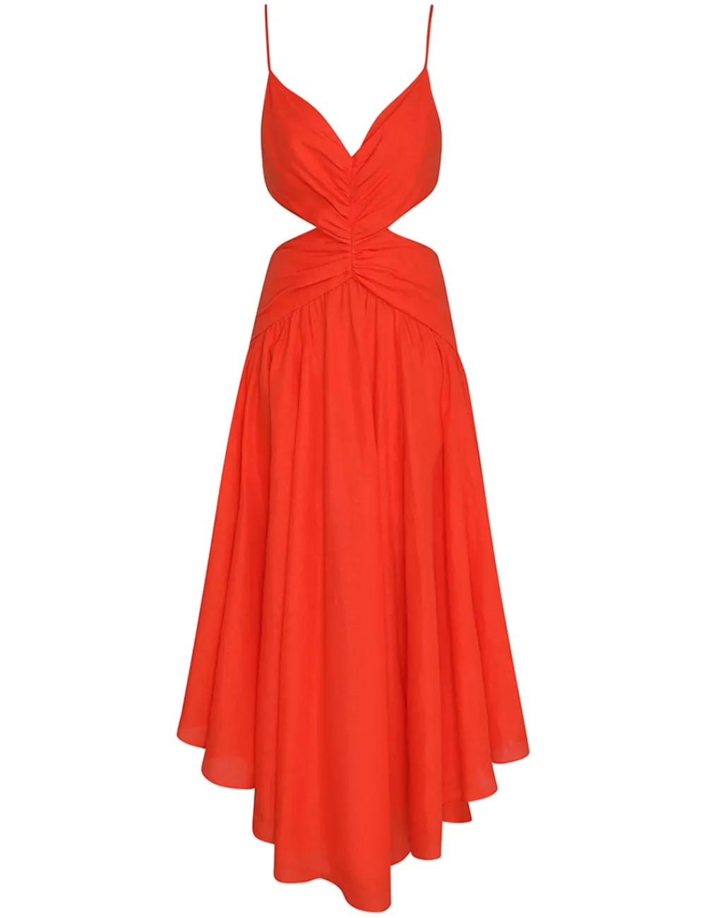 ZIMMERMANN Dresses & Coverups<Raie Plunge Cut Out Midi Dress