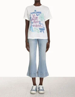 ZIMMERMANN Clothing<Raie Roll Sleeve Tee