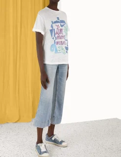 ZIMMERMANN Clothing<Raie Roll Sleeve Tee