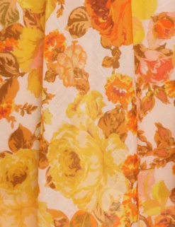ZIMMERMANN Clothing<Raie Smocked Bodice Midi Dress