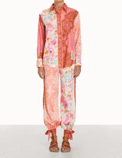 ZIMMERMANN Clothing<Raie Spliced Body Shirt
