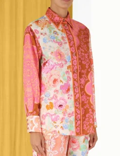 ZIMMERMANN Clothing<Raie Spliced Body Shirt