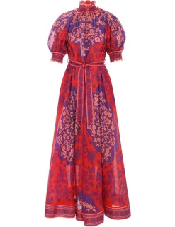 ZIMMERMANN Clothing<Raie Swing Maxi Dress
