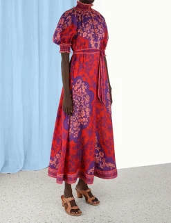 ZIMMERMANN Clothing<Raie Swing Maxi Dress