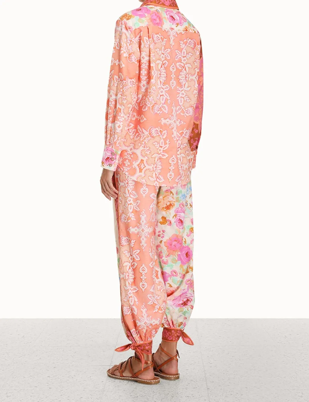 ZIMMERMANN Clothing<Raie Tied Track Pant