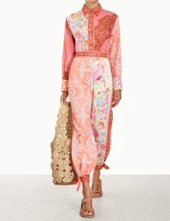 ZIMMERMANN Clothing<Raie Tied Track Pant