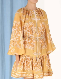 ZIMMERMANN Clothing<Raie Tiered Billow Mini Dress