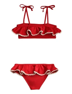 ZIMMERMANN Swimwear<Raie Trim Frill Bikini