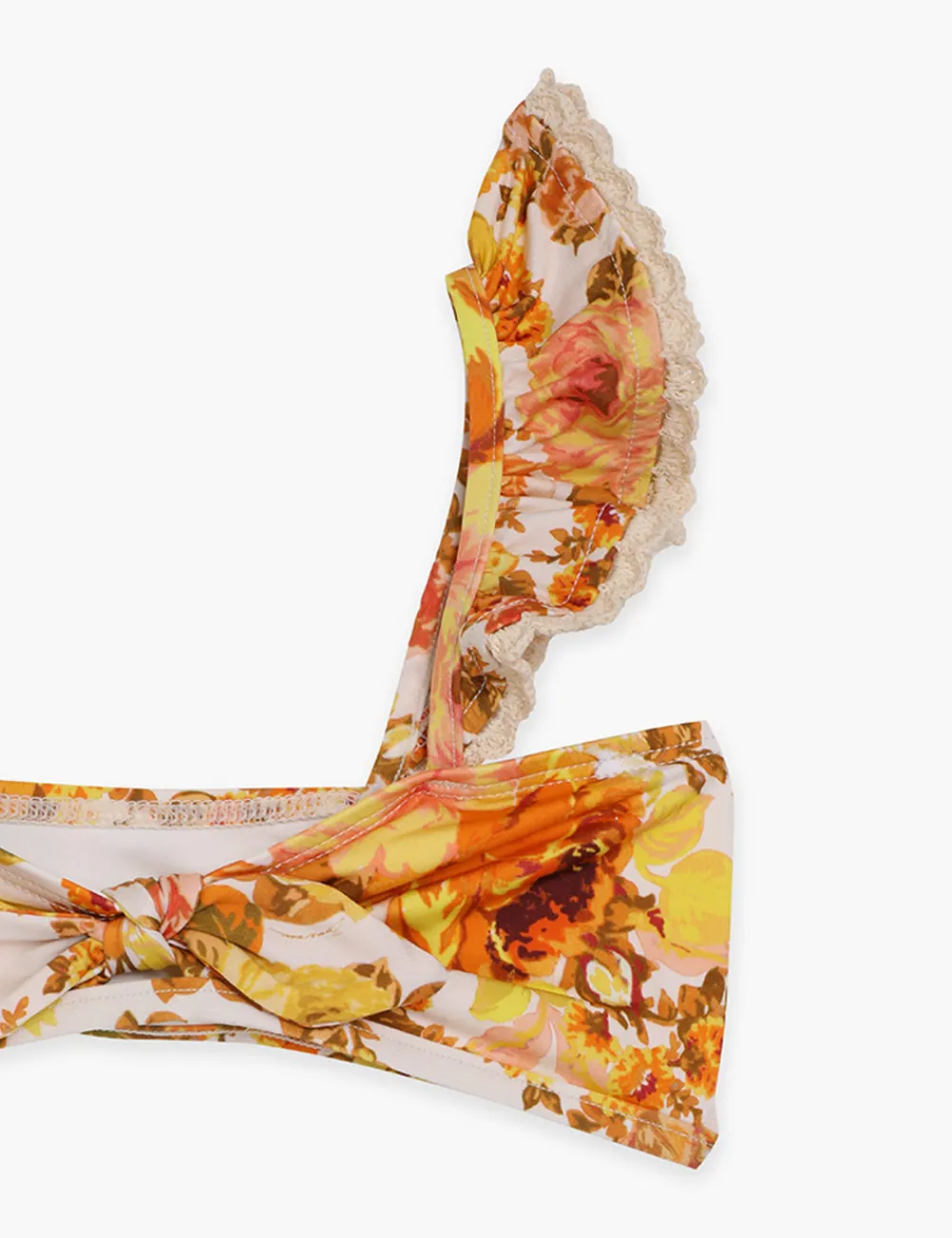 ZIMMERMANN Swimwear<Raie Trim Tie Front Bikini